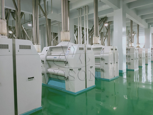 Linha completa de moagem de farinha de milho e trigo fabricada na China, oferecendo instalação e treinamento prontos para uso
