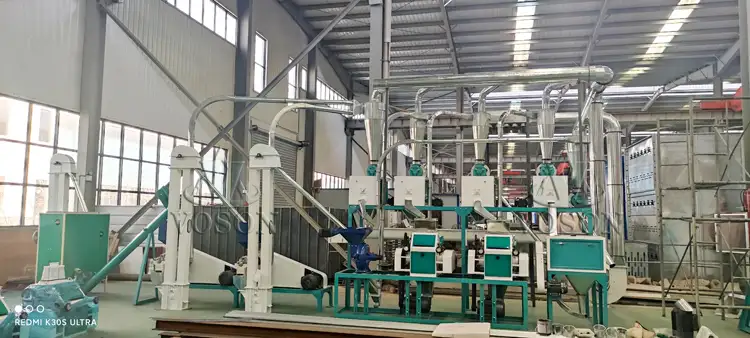 Equipamento de moagem de milho 10TPD em Uganda
